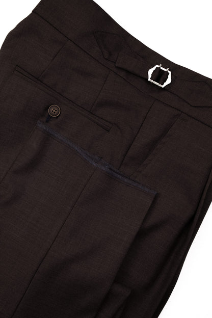 Pantaloni stil italian maro ciocolatiu gurkha CFGK009